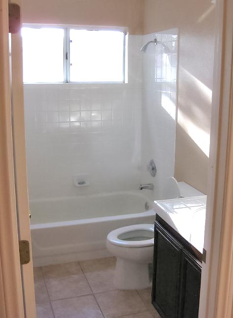 Basic Las Vegas Guest Bathroom
