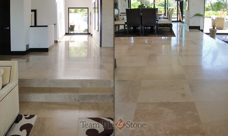 Marble tiled floors in Las Vegas